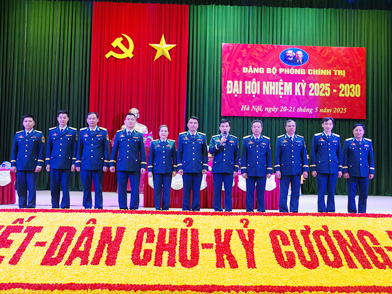 Đảng bộ Phòng Chính trị Sư đoàn 371 tổ chức thành công Đại hội Đảng bộ nhiệm kỳ 2025-2030