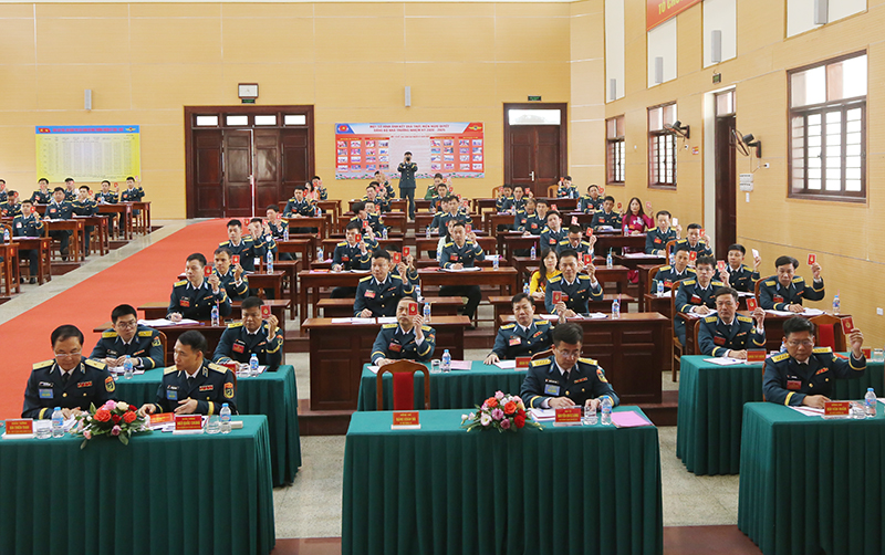 Đảng bộ Trường Cao đẳng Kỹ thuật Phòng không - Không quân tổ chức Đại hội đại biểu nhiệm kỳ 2025 - 2030