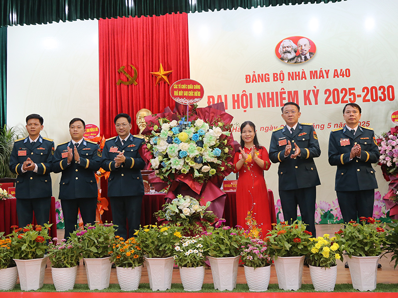 Đảng bộ Nhà máy A40 tổ chức Đại hội nhiệm kỳ 2025 - 2030