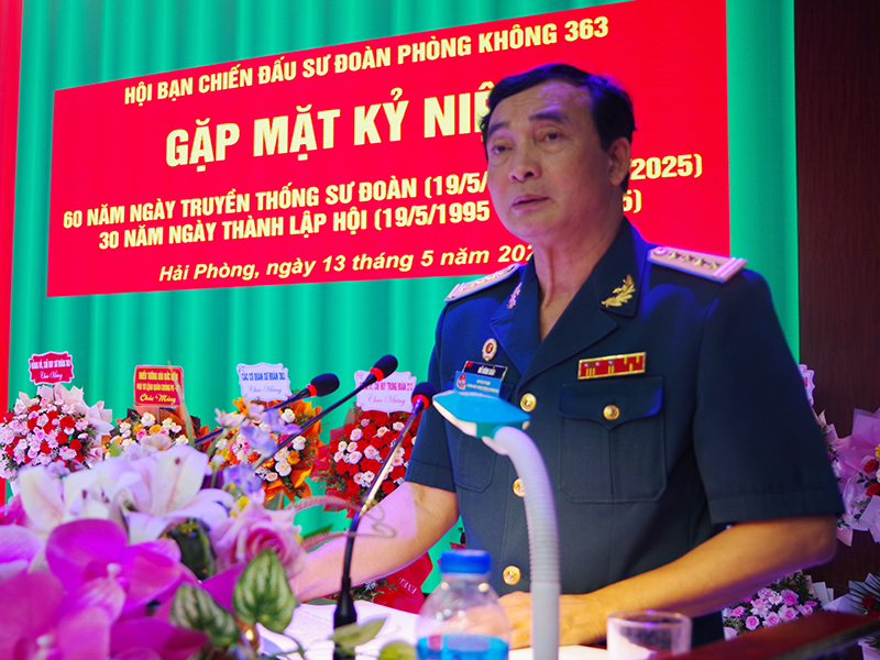 Hội Bạn chiến đấu Sư đoàn 363 gặp mặt kỷ niệm 60 năm Ngày truyền thống Sư đoàn và kỷ niệm 30 năm ngày thành lập Hội.