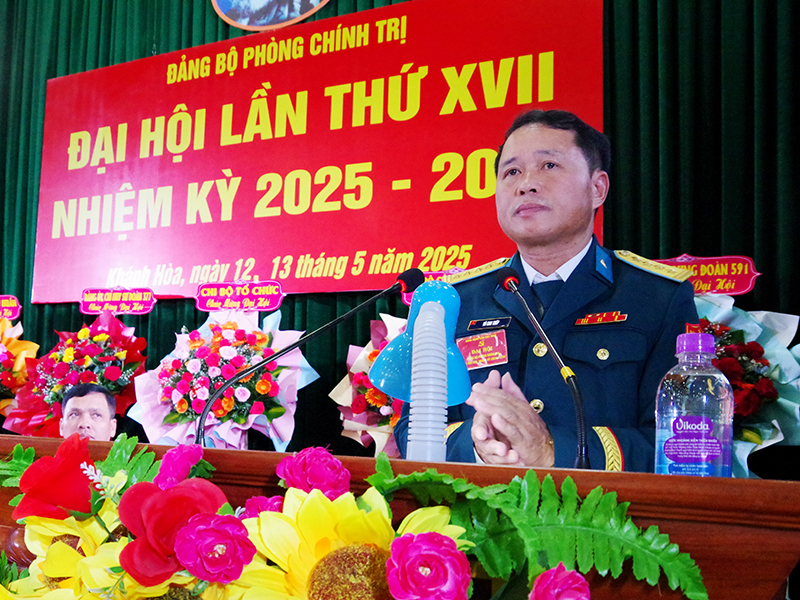 Đảng bộ Phòng Chính trị, Sư đoàn 377 tổ chức Đại hội nhiệm kỳ 2025 - 2030