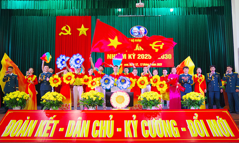 Đảng bộ Phòng Chính trị, Sư đoàn 377 tổ chức Đại hội nhiệm kỳ 2025 - 2030