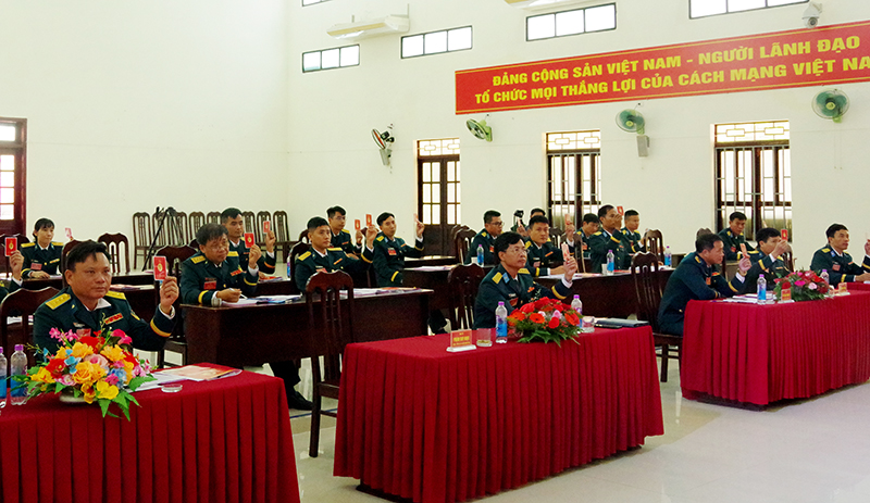 Đảng bộ Phòng Chính trị, Sư đoàn 377 tổ chức Đại hội nhiệm kỳ 2025 - 2030