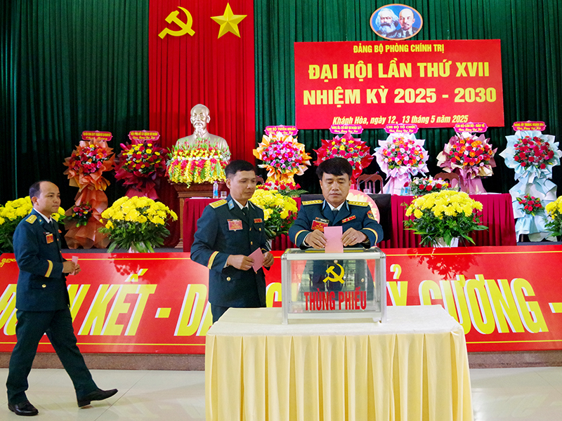 Đảng bộ Phòng Chính trị, Sư đoàn 377 tổ chức Đại hội nhiệm kỳ 2025 - 2030