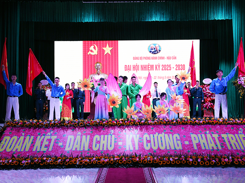Đảng bộ Phòng Hành chính - Hậu cần, Bộ Tham mưu tổ chức Đại hội nhiệm kỳ 2025 - 2030