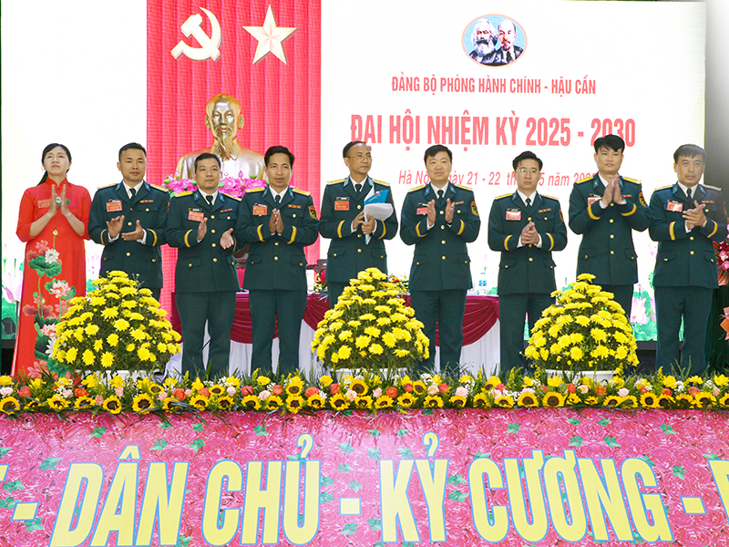 Đảng bộ Phòng Hành chính - Hậu cần, Bộ Tham mưu tổ chức Đại hội nhiệm kỳ 2025 - 2030