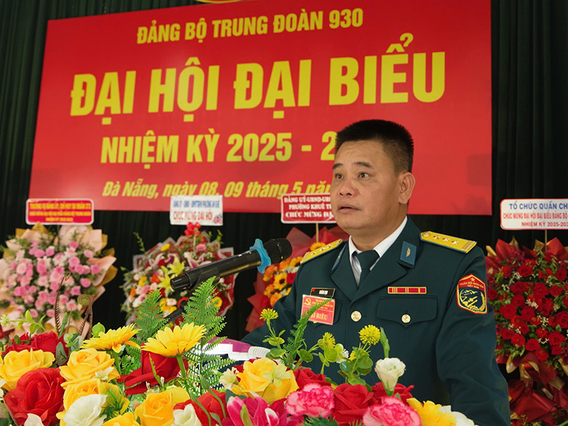 Đảng bộ Trung đoàn 930 tổ chức Đại hội đại biểu nhiệm kỳ 2025 - 2030