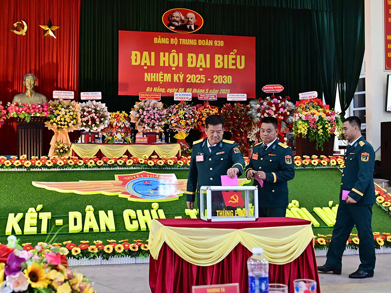 Đảng bộ Trung đoàn 930 tổ chức Đại hội đại biểu nhiệm kỳ 2025 - 2030