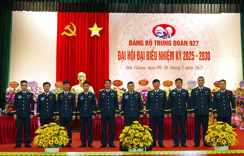 Đảng bộ Trung đoàn 927 tổ chức Đại hội đại biểu nhiệm kỳ 2025 - 2030