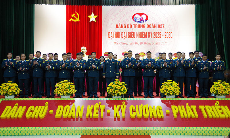 Đảng bộ Trung đoàn 927 tổ chức Đại hội đại biểu nhiệm kỳ 2025 - 2030