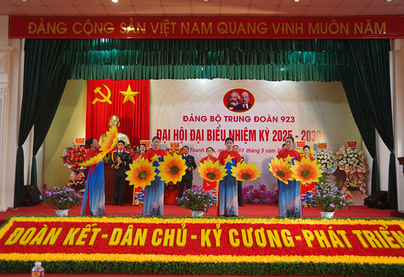 Đảng bộ Trung đoàn 923 tổ chức Đại hội đại biểu nhiệm kỳ 2025 - 2030