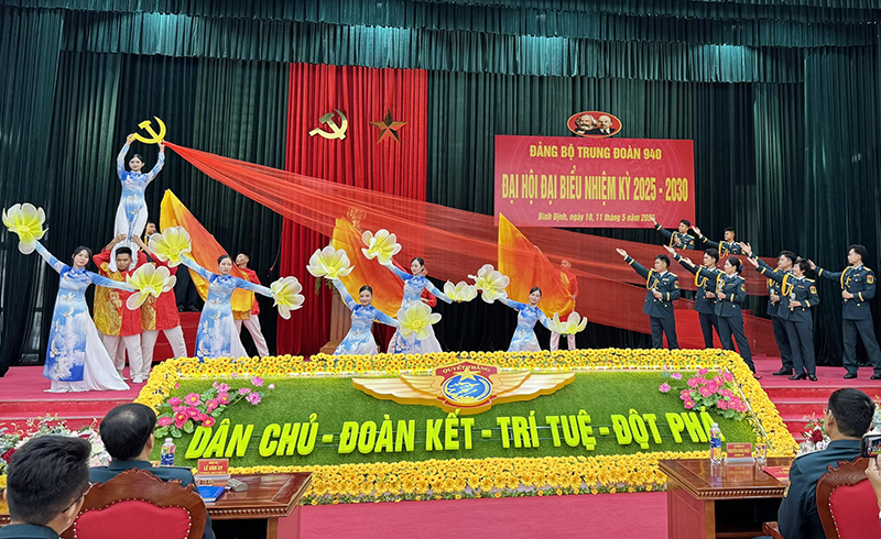 Đảng bộ Trung đoàn 940 tổ chức Đại hội đại biểu nhiệm kỳ 2025 - 2030