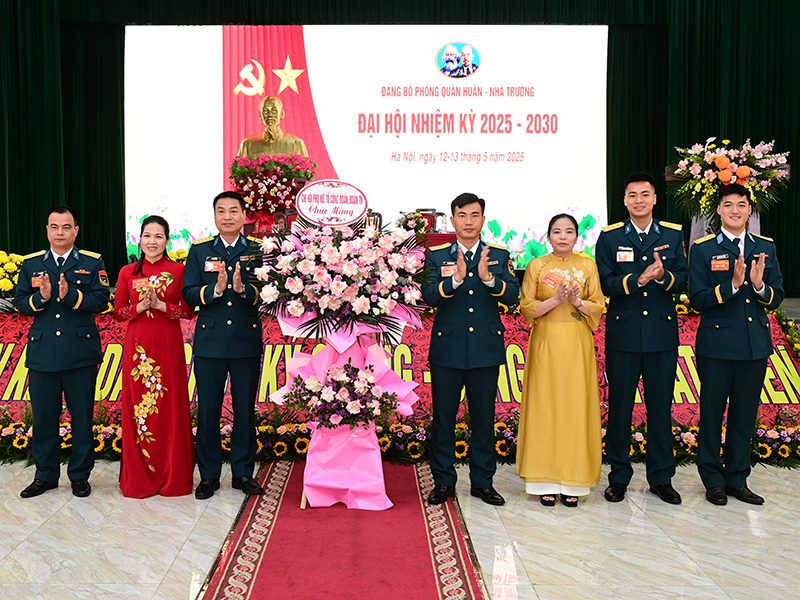 Đảng bộ Phòng Quân huấn - Nhà trường, Bộ Tham mưu Quân chủng Phòng không - Không quân tổ chức Đại hội nhiệm kỳ 2025 - 2030