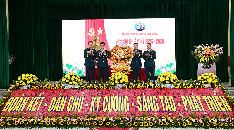 Đảng bộ Phòng Quân huấn - Nhà trường, Bộ Tham mưu Quân chủng Phòng không - Không quân tổ chức Đại hội nhiệm kỳ 2025 - 2030