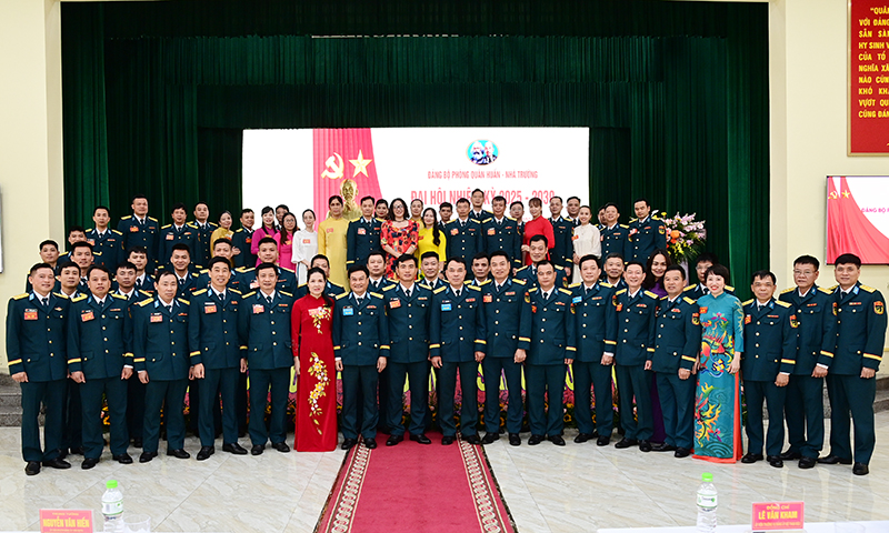 Đảng bộ Phòng Quân huấn - Nhà trường, Bộ Tham mưu Quân chủng Phòng không - Không quân tổ chức Đại hội nhiệm kỳ 2025 - 2030