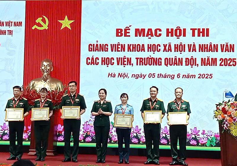 Học viện Phòng không - Không quân đạt giải Ba tại Hội thi giảng viên khoa học xã hội và nhân văn các học viện, trường Quân đội năm 2025