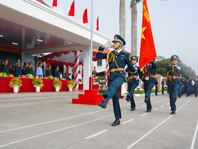 Các đơn vị trong Quân chủng Phòng không - Không quân tổ chức Lễ tuyên thệ chiến sĩ mới năm 2025