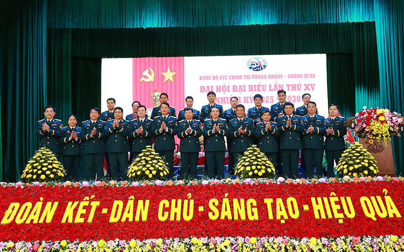 Đảng bộ Cục Chính trị Quân chủng Phòng không - Không quân tổ chức thành công Đại hội đại biểu lần thứ XV, nhiệm kỳ 2025-2030