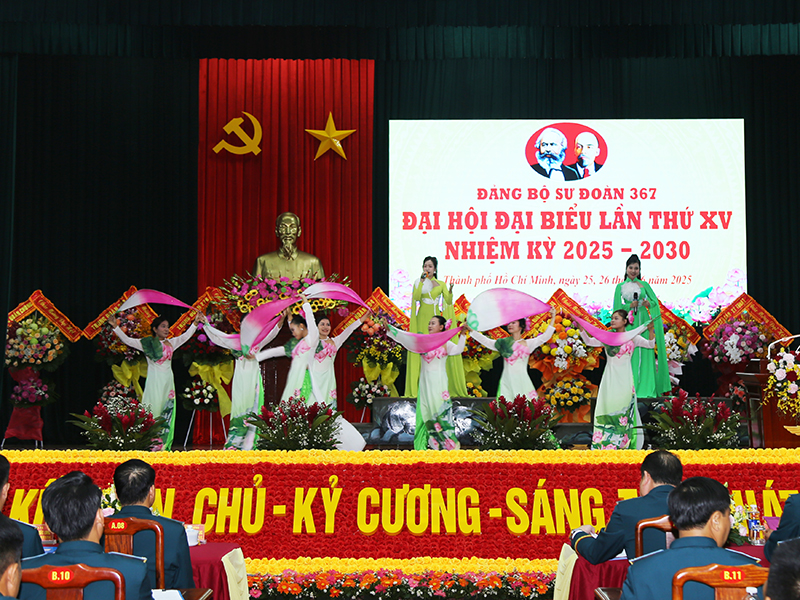 Đảng bộ Sư đoàn 367 tổ chức thành công Đại hội Đại biểu lần thứ XV, nhiệm kỳ 2025-2030
