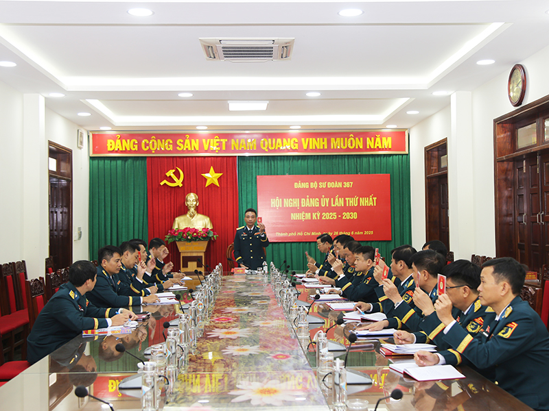 Đảng bộ Sư đoàn 367 tổ chức thành công Đại hội Đại biểu lần thứ XV, nhiệm kỳ 2025-2030