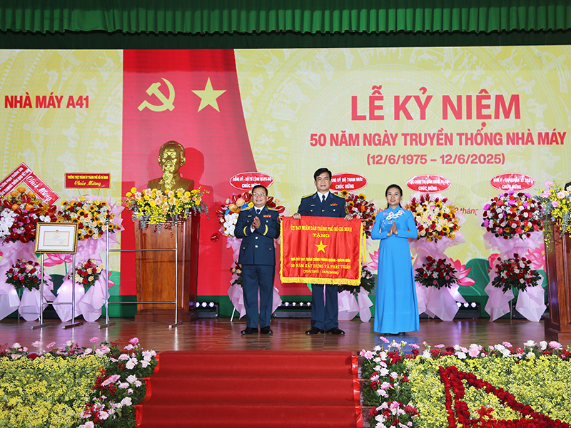 Nhà máy A41 kỷ niệm 50 năm ngày truyền thống (12-6-1975/12-6-2025)