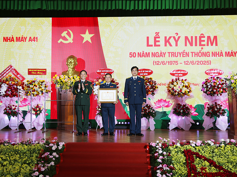 Nhà máy A41 kỷ niệm 50 năm ngày truyền thống (12-6-1975/12-6-2025)