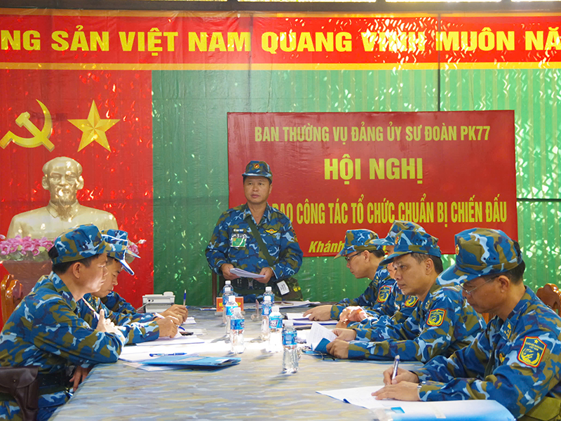 Quân chủng Phòng không - Không quân rút kinh nghiệm Diễn tập Chỉ huy - Tham mưu 1 bên 2 cấp trên bản đồ có một phần thực binh cho các đơn vị khu vực Miền Nam, Nam Trung Bộ