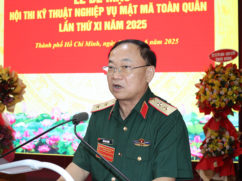 Quân chủng Phòng không -Không quân đạt giải ba tại Hội thi kỹ thuật nghiệp vụ mật mã toàn quân lần thứ XI năm 2025