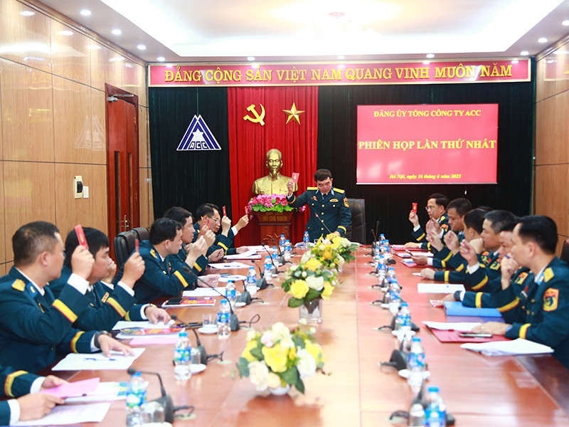 Đảng bộ Tổng công ty Xây dựng công trình hàng không ACC tổ chức thành công Đại hội đại biểu lần thứ VII, nhiệm kỳ 2025-2030