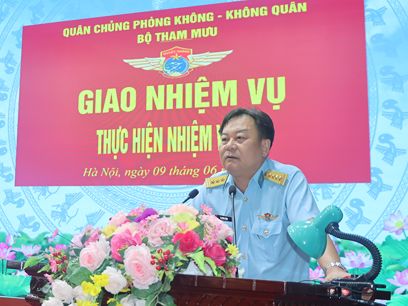 Bộ Tham mưu Quân chủng Phòng không - Không quân giao nhiệm vụ cho các lực lượng tham gia nhiệm vụ A80