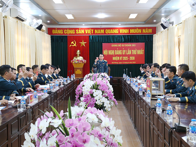 Đại hội đại biểu Đảng bộ Sư đoàn 363 lần thứ XVI thành công tốt đẹp