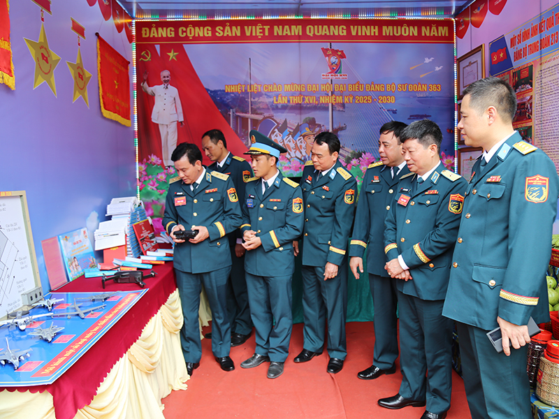 Đại hội đại biểu Đảng bộ Sư đoàn 363 lần thứ XVI thành công tốt đẹp