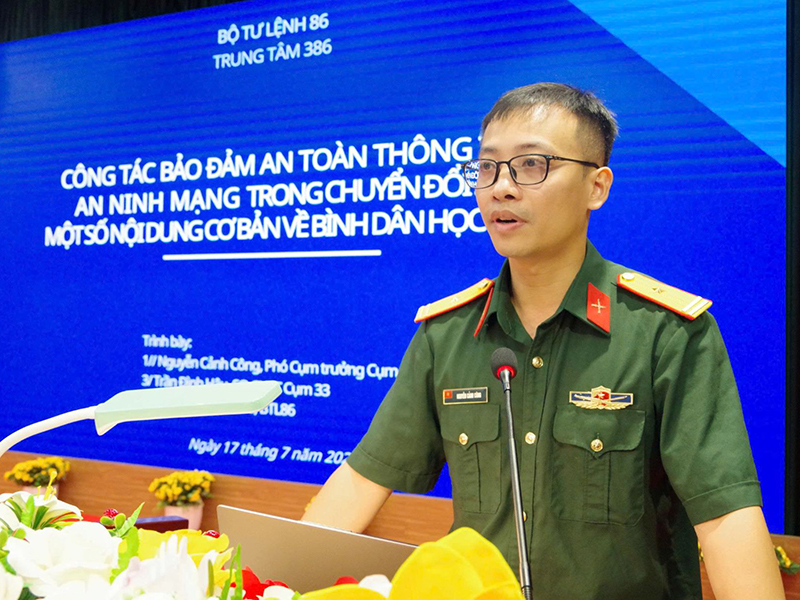 Sư đoàn 372 tổ chức Hội nghị “Làm chủ công nghệ số”