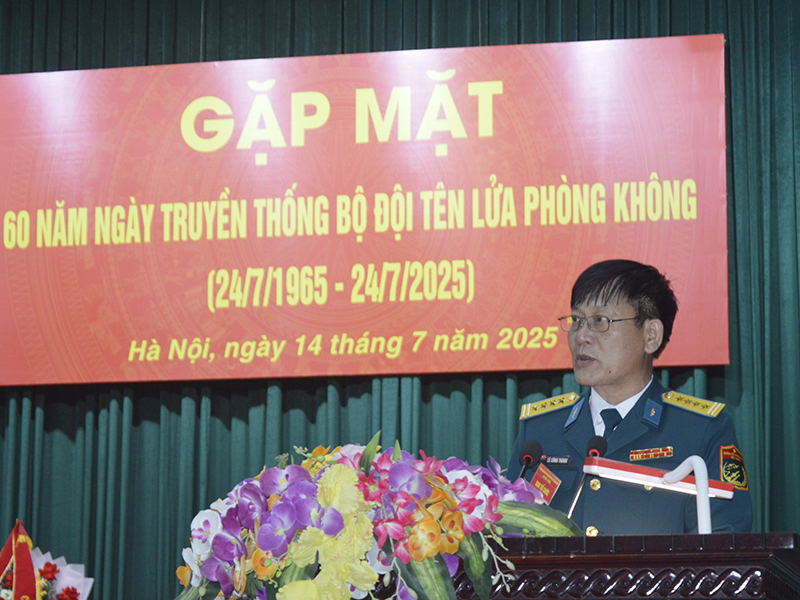 Học viện Phòng không - Không quân tổ chức Gặp mặt kỷ niệm 60 năm Ngày truyền thống Bộ đội Tên lửa