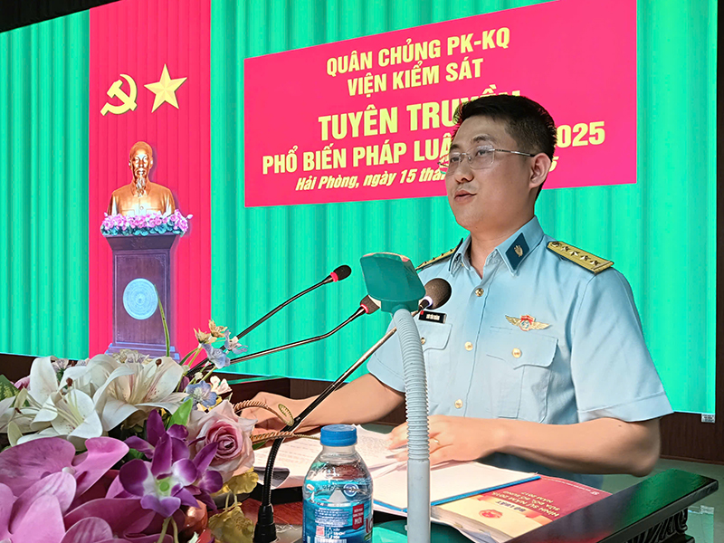 Sư đoàn 363 tổ chức Tuyên truyền phổ biến pháp luật năm 2025