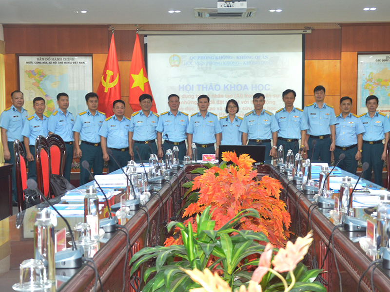 Học viện Phòng không - Không quân tổ chức Hội thảo khoa học “Ứng dụng trí tuệ nhân tạo trong quân sự và những vấn đề đặt ra đối với hoạt động giáo dục, đào tạo và nghiên cứu khoa học”