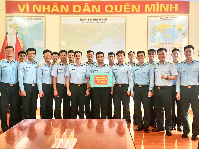 Trường Sĩ quan Không quân thăm, động viên lực lượng thực hiện nhiệm vụ A80