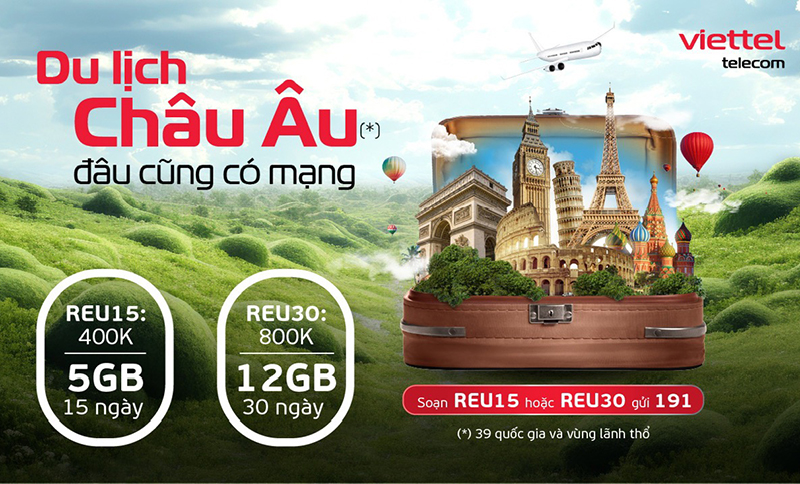 Viettel ra mắt loạt gói cước mới tiết kiệm tới 75% chi phí Data Roaming hiện hành