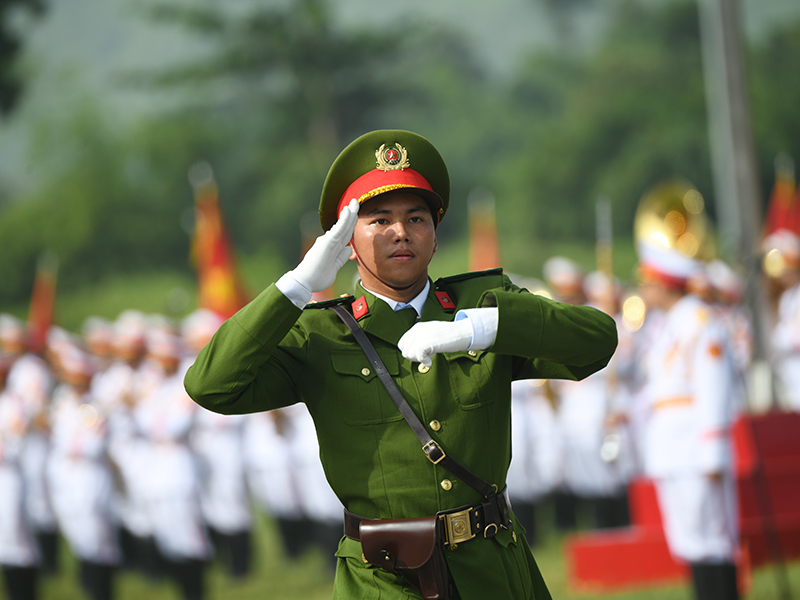 Lực lượng diễu binh, diễu hành Quân chủng Phòng không - Không quân hoàn thành tốt nhiệm vụ trong lần tổng hợp luyện đầu tiên