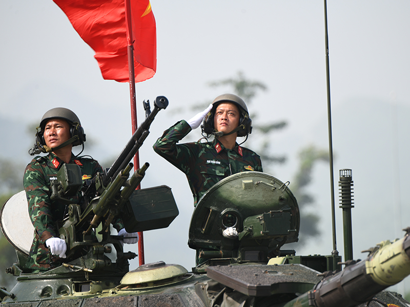 Lực lượng diễu binh, diễu hành Quân chủng Phòng không - Không quân hoàn thành tốt nhiệm vụ trong lần tổng hợp luyện đầu tiên