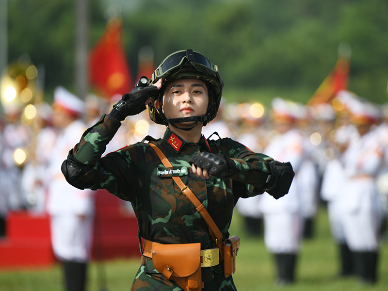 Lực lượng diễu binh, diễu hành Quân chủng Phòng không - Không quân hoàn thành tốt nhiệm vụ trong lần tổng hợp luyện đầu tiên
