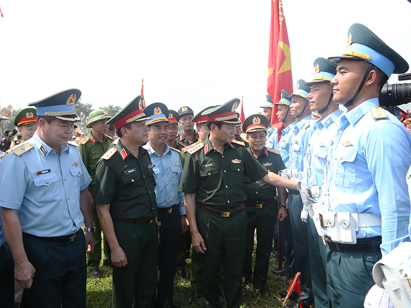 Lực lượng diễu binh, diễu hành Quân chủng Phòng không - Không quân hoàn thành tốt nhiệm vụ trong lần tổng hợp luyện đầu tiên
