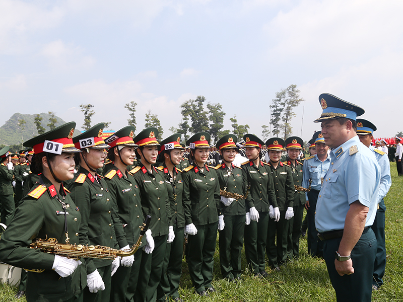 Lực lượng diễu binh, diễu hành Quân chủng Phòng không - Không quân hoàn thành tốt nhiệm vụ trong lần tổng hợp luyện đầu tiên