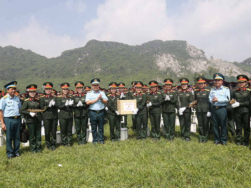 Lực lượng diễu binh, diễu hành Quân chủng Phòng không - Không quân hoàn thành tốt nhiệm vụ trong lần tổng hợp luyện đầu tiên