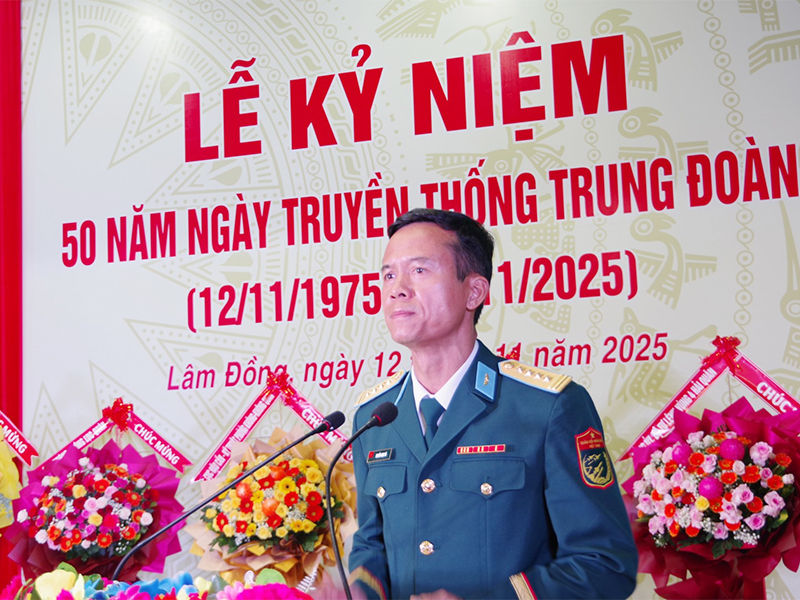 Trung đoàn 920 tổ chức Lễ kỷ niệm 50 năm Ngày truyền thống (12-11-1975/12-11-2025)