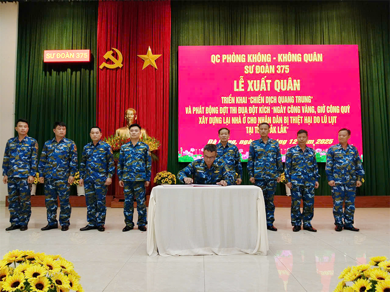 Sư đoàn 375 xuất quân “Chiến dịch Quang Trung” giúp nhân tỉnh Đắk Lắk