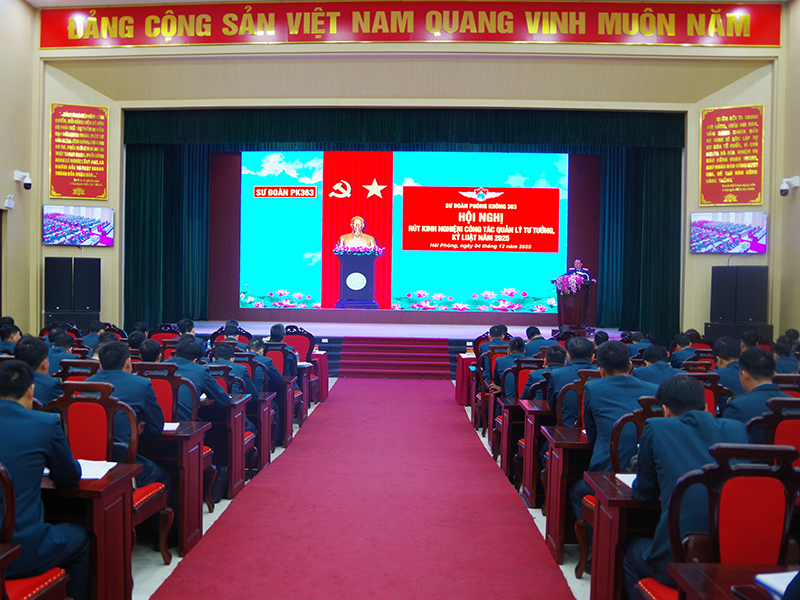 Sư đoàn 363 rút kinh nghiệm công tác quản lý tư tưởng, kỷ luật năm 2025