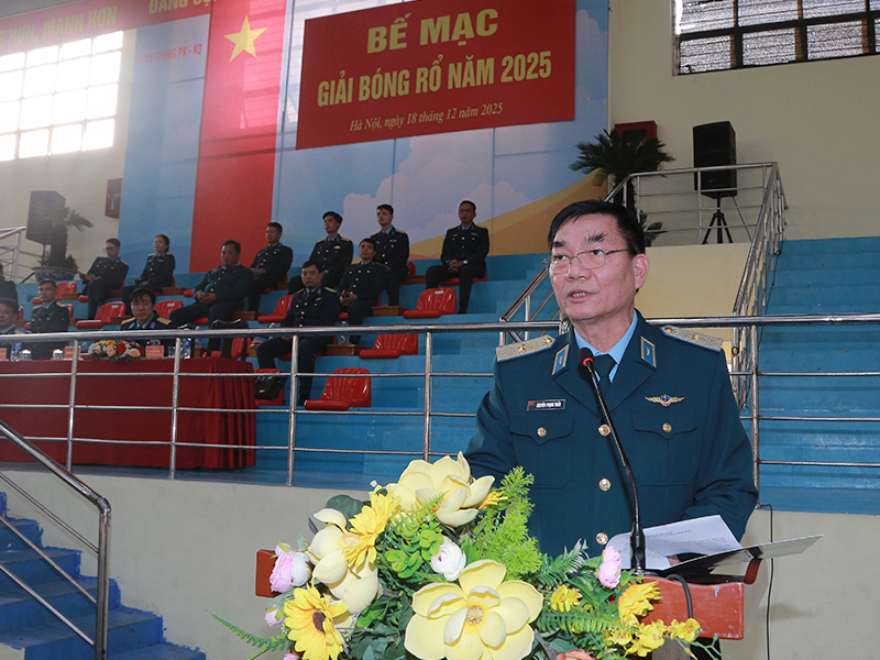 Quân chủng Phòng không - Không quân bế mạc Giải Bóng rổ năm 2025