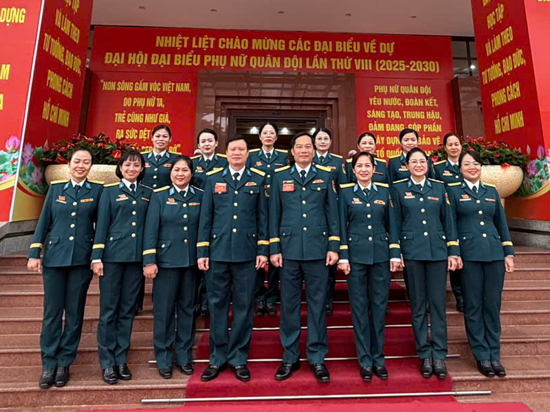 Đại hội đại biểu Phụ nữ Quân đội lần thứ VIII thành công tốt đẹp