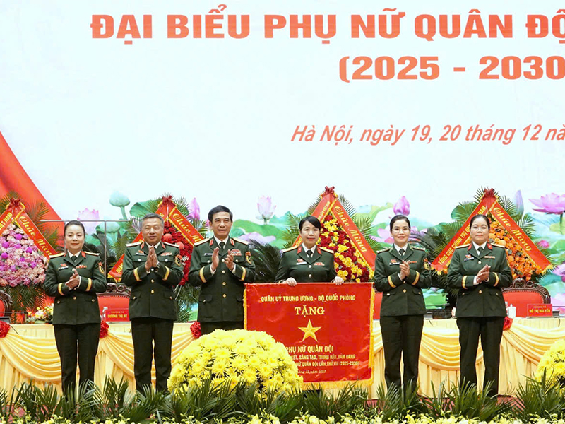 Đại hội đại biểu Phụ nữ Quân đội lần thứ VIII thành công tốt đẹp